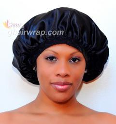  Charmuese Satin G-Wrap Hair Bonnet