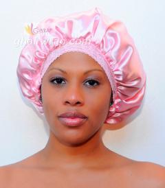 Coral Pink with Stretch Lace Front