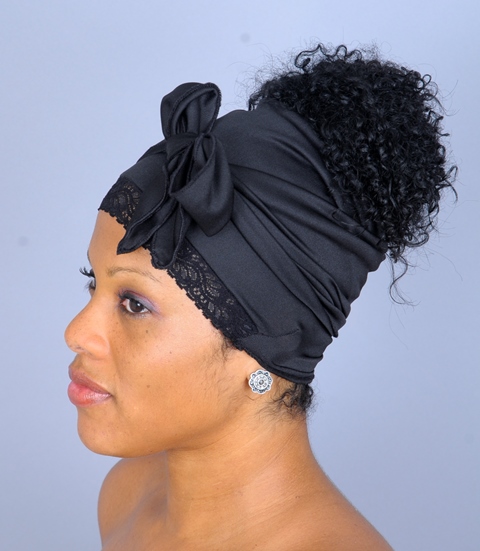 Results Open Hair Scarf with Stretch Lace Front