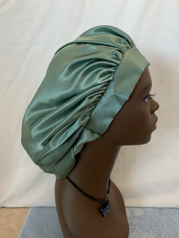 100% Silk Charmeuse Hair Bonnet 